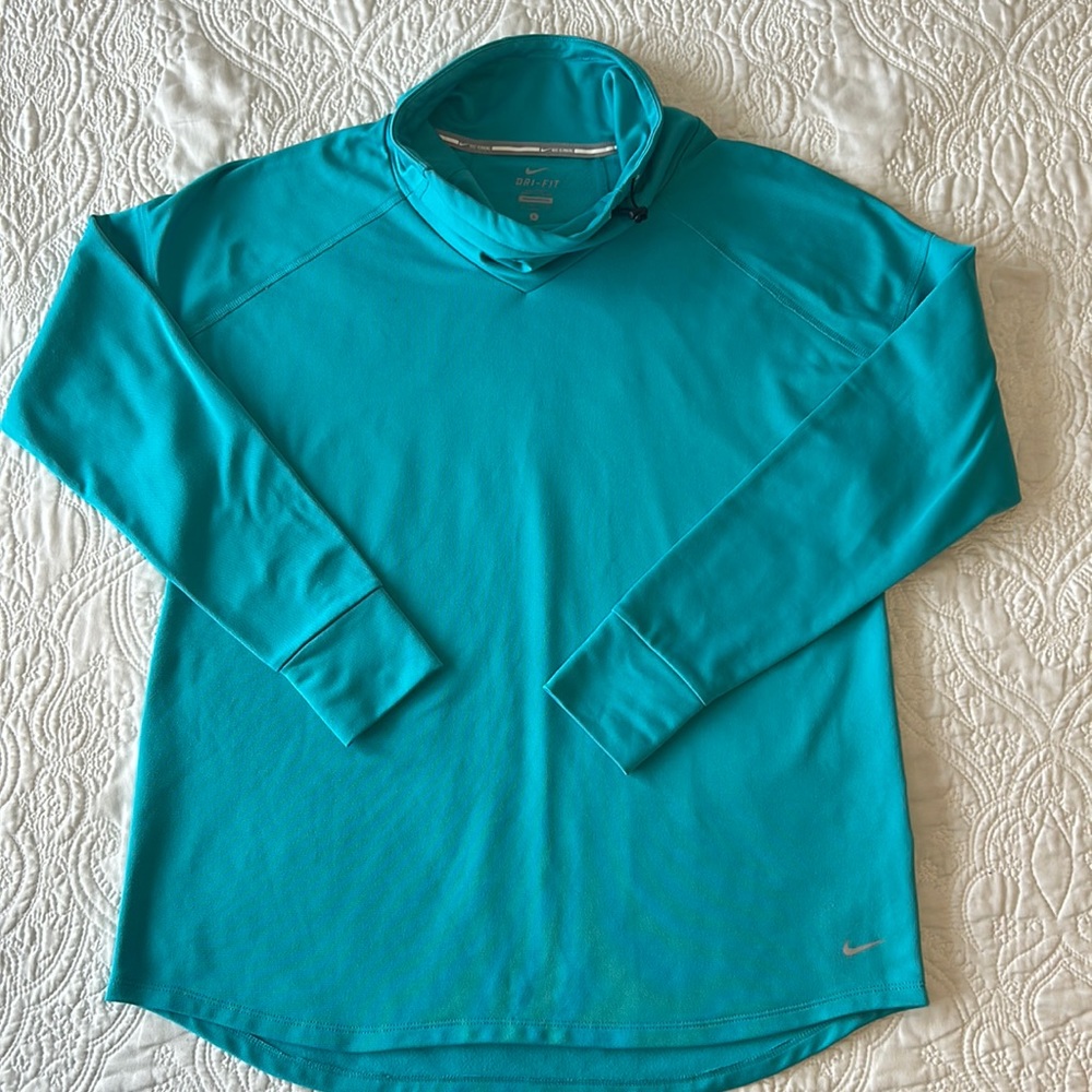 Nike Running Dri-Fit drawstring cowl neck sweatshirt